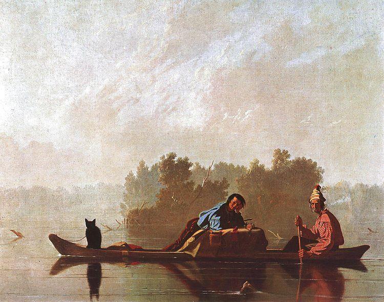 Bingham, George Caleb Fur Traders Going down the Missouri oil painting picture